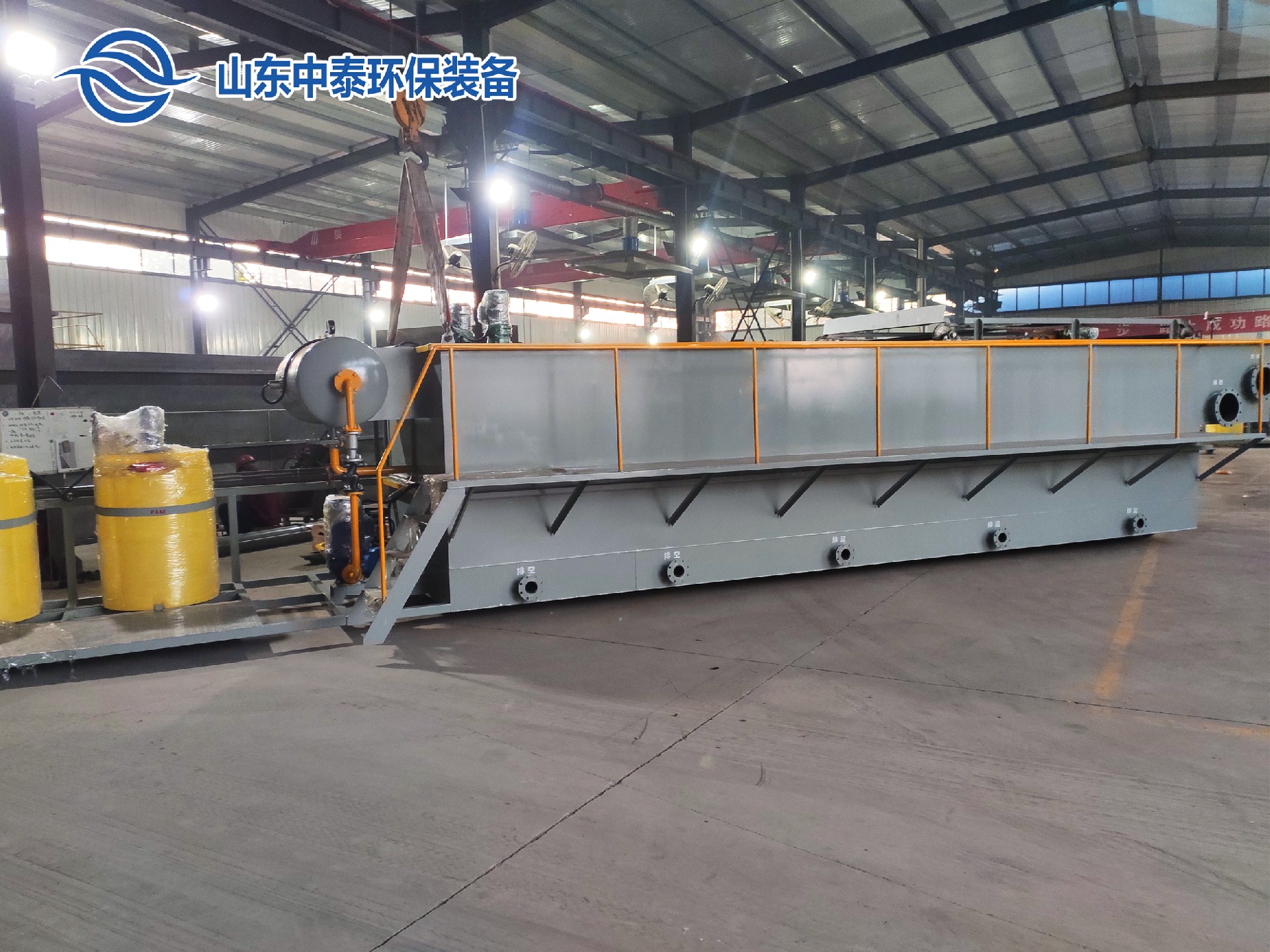 大蝦養(yǎng)殖污水處理設備——氣浮機
