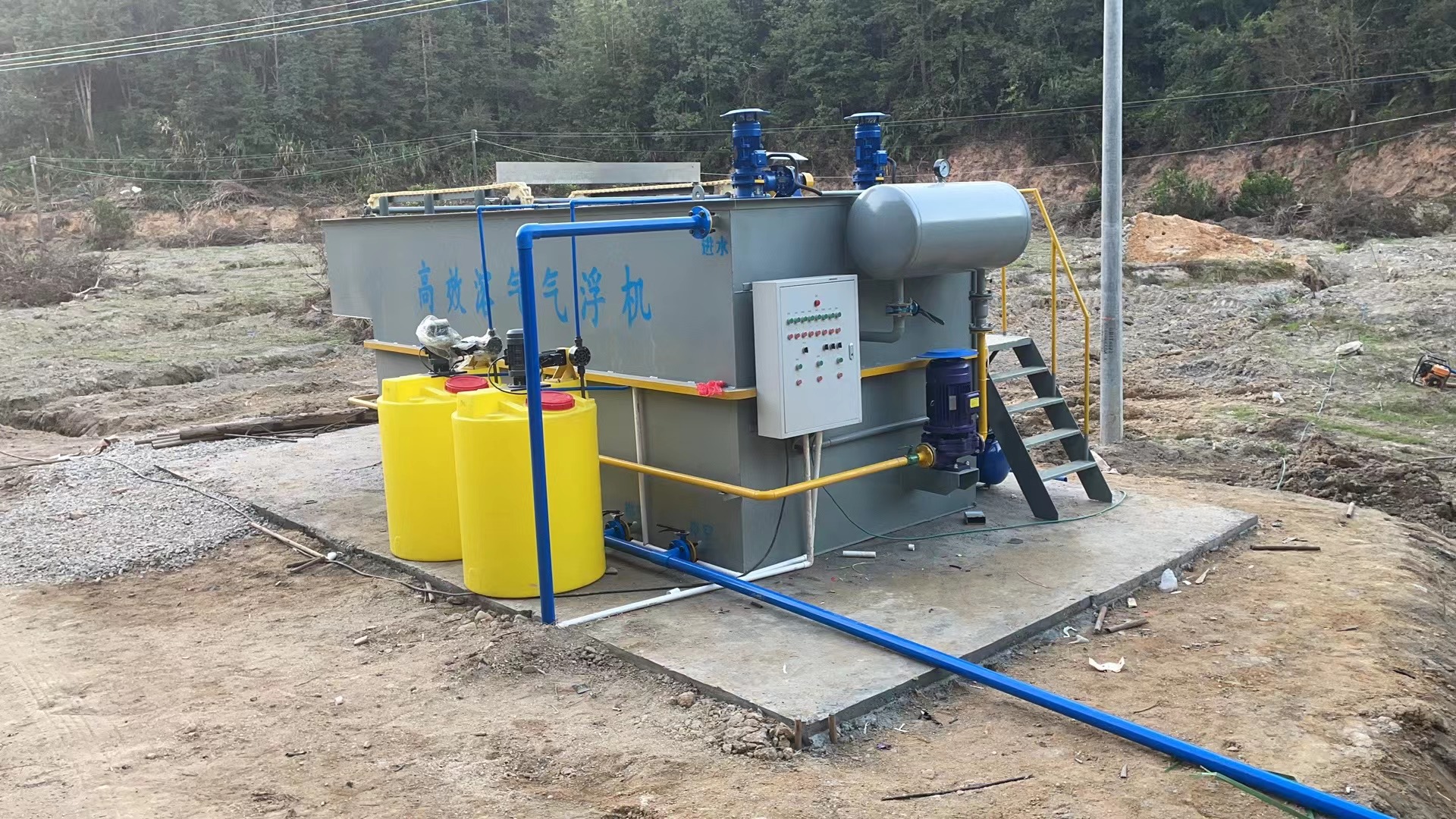 高效氣浮機(jī)安裝案例