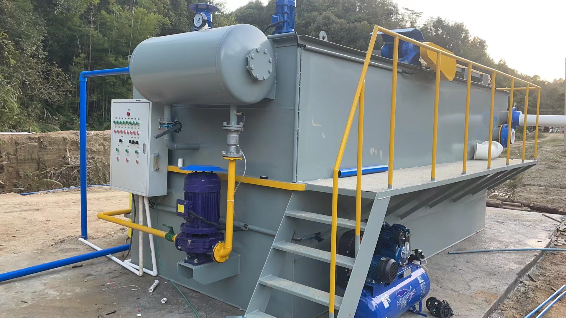 高效氣浮機(jī)安裝案例